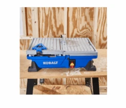 Kobalt KWS B72-06 7-in 6-Amp Wet Tabletop Sliding Table Tile Saw 22 Kobalt KWS B72-06 7-in 6-Amp Wet Tabletop Sliding Table Tile Saw -Kobalt Shop 7 128