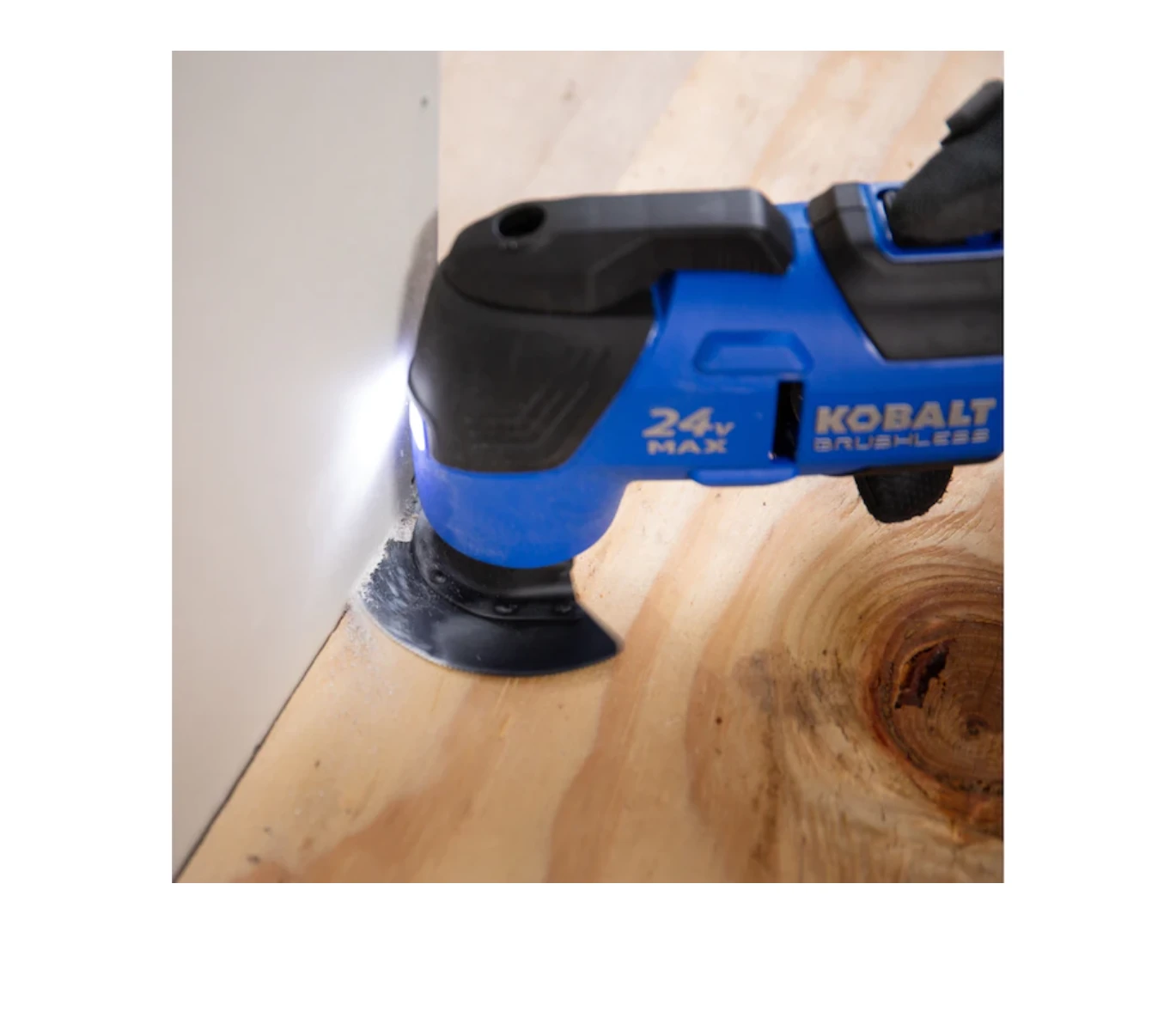 Kobalt KMT 124B-03 18-Piece Brushless 24-volt Max Variable Speed Oscillating Multi-Tool Kit With Soft Case 11 Kobalt KMT 124B-03 18-Piece Brushless 24-volt Max Variable Speed Oscillating Multi-Tool Kit With Soft Case - Image 9