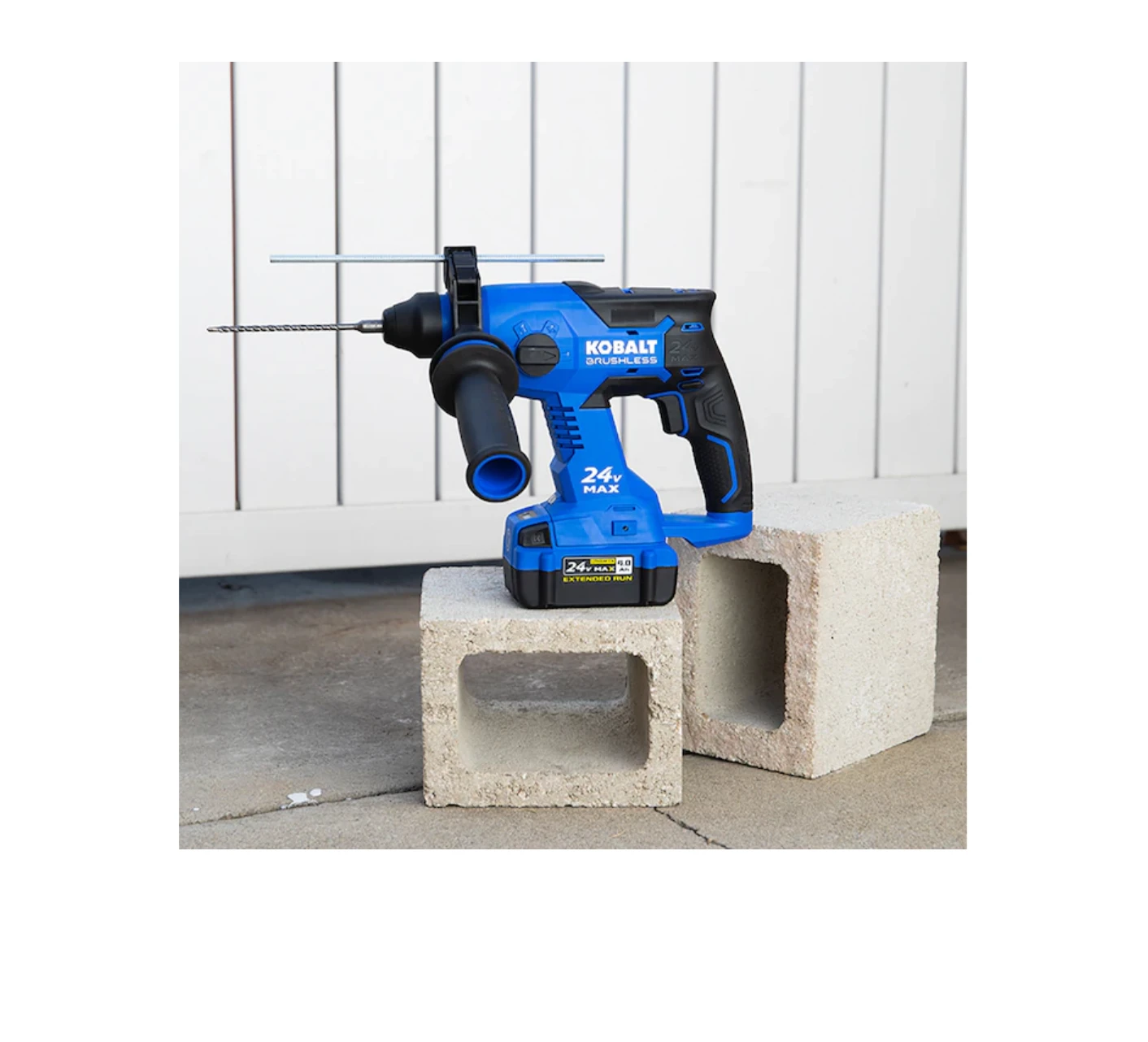 Kobalt KRH 124B-03 24-volt-Amp 7/8-in Sds-plus Variable Speed Cordless Rotary Hammer Drill 12 Kobalt KRH 124B-03 24-volt-Amp 7/8-in Sds-plus Variable Speed Cordless Rotary Hammer Drill - Image 10