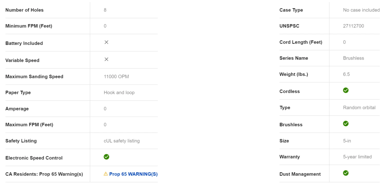 Kobalt KOS 2450B-03 Brushless 24-Volt Brushless Cordless Random Orbital Sander With Dust Management 12 Kobalt KOS 2450B-03 Brushless 24-Volt Brushless Cordless Random Orbital Sander With Dust Management - Image 10