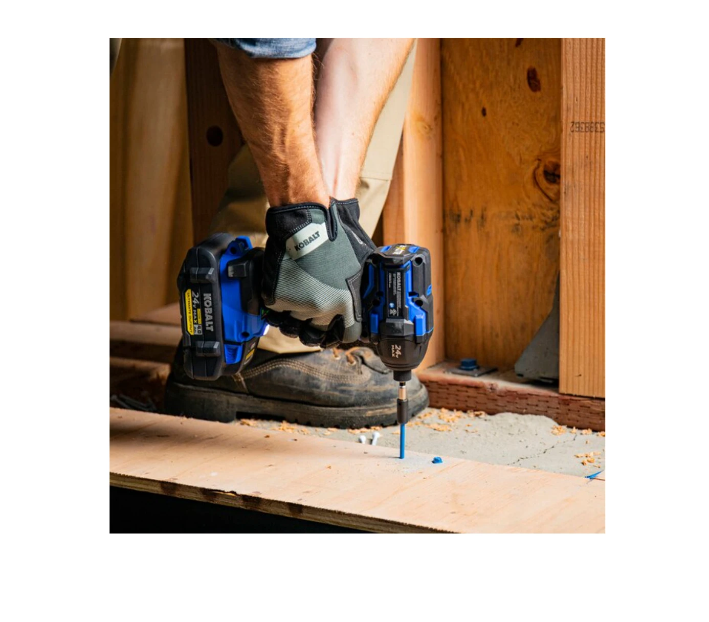 Kobalt KXLC 3024A-03 XTR 3-Tool 24-Volt Max Brushless Power Tool Combo Kit With Hard Case (2-Batteries Included And Charger Included) 12 Kobalt KXLC 3024A-03 XTR 3-Tool 24-Volt Max Brushless Power Tool Combo Kit With Hard Case (2-Batteries Included And Charger Included) - Image 10