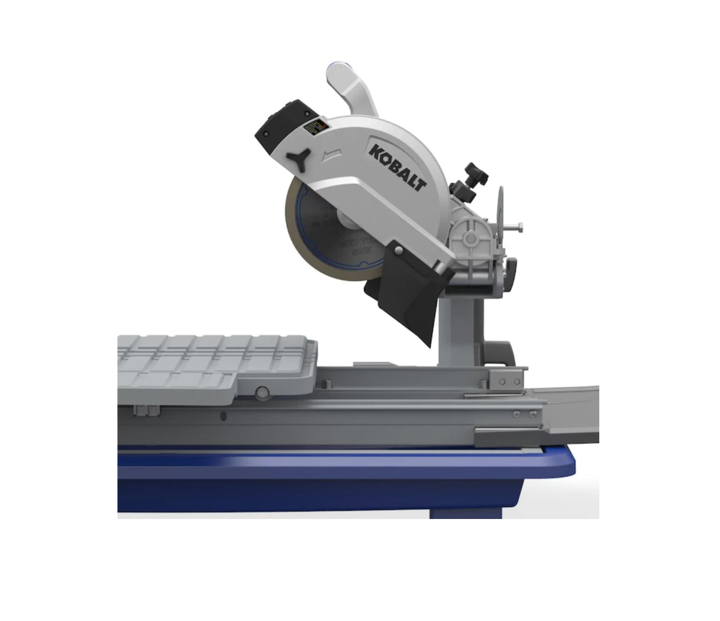 Kobalt KWS S72-06 7-in 10-Amp Wet Sliding Table Tile Saw With Stand 12 Kobalt KWS S72-06 7-in 10-Amp Wet Sliding Table Tile Saw With Stand - Image 10