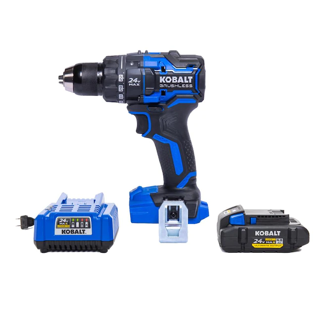 Kobalt KXDD 1424A-03 XTR 24-volt Max 1/2-in Brushless Cordless Drill (1-Battery Included And Charger Included) 3 Kobalt KXDD 1424A-03 XTR 24-volt Max 1/2-in Brushless Cordless Drill (1-Battery Included And Charger Included)